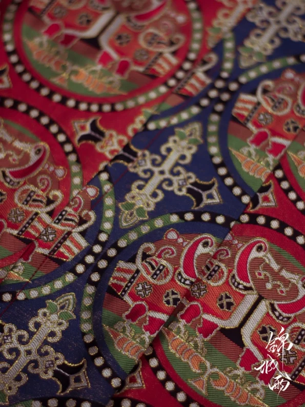 Pao Yuanling de Hanfu de la dinastía Tang: satén bicolor con motivos de pájaros - Estilo Hanfu: Ropa Hanfu tradicional y moderna china para cualquier ocasión