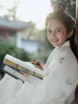 Chinese Style Boy White Wuxia Hanfu Set-1
