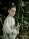 Chinese Style Boy White Wuxia Hanfu Set-1