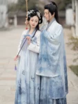 Jin Dynasty Hanfu Set – Qixiong Ruqun Style for Couples-1
