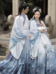 Jin Dynasty Hanfu Set – Qixiong Ruqun Style for Couples-1
