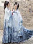 Jin Dynasty Hanfu Set – Qixiong Ruqun Style for Couples-1