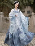 Jin Dynasty Hanfu Set – Qixiong Ruqun Style for Couples-1