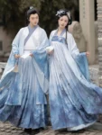 Jin Dynasty Hanfu Set – Qixiong Ruqun Style for Couples-1