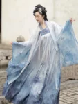 Jin Dynasty Hanfu Set – Qixiong Ruqun Style for Couples-1