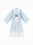 Ming Dynasty Boys Blue Wuxia Hanfu Set-1
