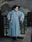 Ming Dynasty Children’s Blue Embroidery Daopao-1