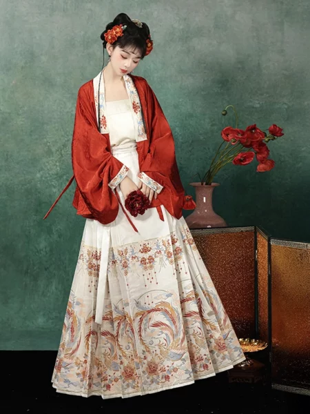 明代汉服套装- 交领上衣配马面群- 汉服之道：适合各种场合的传统和现代