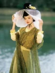 Restored Tang Dynasty Hanfu – Half-Sleeve Beizi Top-1