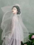 Song Dynasty Hanfu Embroidered Purple Qiyao Ruqun Set-1