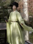 Hellgrünes Yuanlingpao aus der Song-Dynastie – leichtes traditionelles Gewand