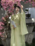 Hellgrünes Yuanlingpao aus der Song-Dynastie – Leichtes traditionelles Gewand-1