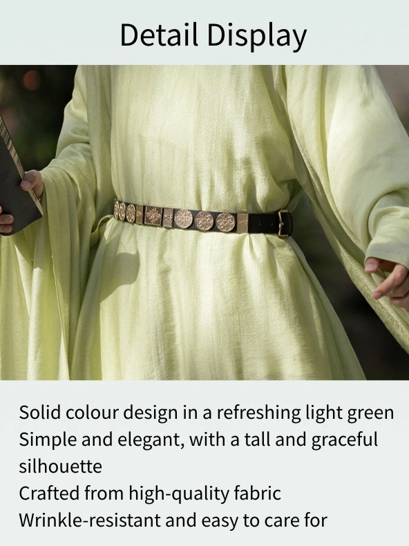 Yuanlingpao verde chiaro della dinastia Song – Abito tradizionale leggero – Stile Hanfu: abbigliamento Hanfu cinese tradizionale e moderno per tutte le occasioni