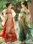 Tang Dynasty Embroidered Qixiong Ruqun Set-7