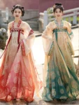 Tang Dynasty Embroidered Qixiong Ruqun Set-7