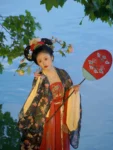 Tang Dynasty Qixiong Ruqun Set – Restored from the Guiding Bodhisattva-1