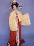Tang Dynasty Qixiong Ruqun Set – Restored from the Guiding Bodhisattva-1