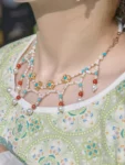 Tang Hanfu Short Necklace Classic Ancient Style Versatile Choker-1
