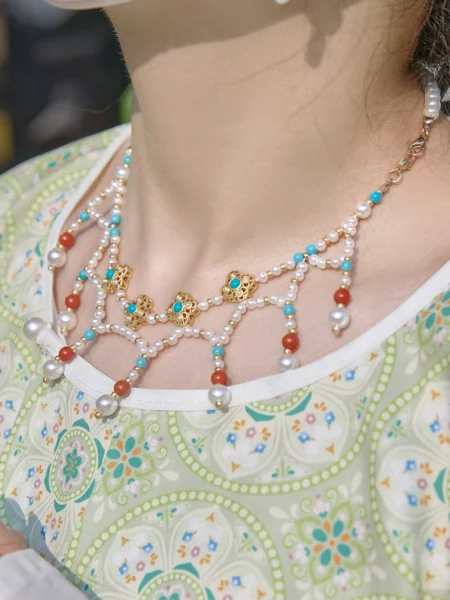 Tang Hanfu Short Necklace | Classic Ancient Style Versatile Choker