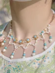 Tang Hanfu Short Necklace Classic Ancient Style Versatile Choker-1
