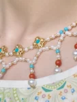 Tang Hanfu Short Necklace Classic Ancient Style Versatile Choker-1