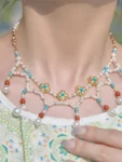 Tang Hanfu Short Necklace Classic Ancient Style Versatile Choker-1