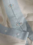 เสื้อคลุมคอกลมสีขาวสไตล์ราชวงศ์หมิง – ลายแจ๊คการ์ด-1