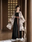 Nouvel ensemble Hanfu Beizi de style chinois pour femmes