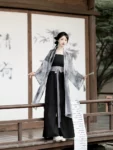 New Chinese Style Women’s Beizi Hanfu Set-1