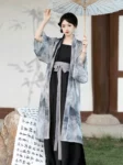 New Chinese Style Women’s Beizi Hanfu Set-1