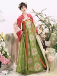 Ensemble de vêtements brodés Qixiong Ruqun de la dynastie Tang-1