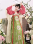 Ensemble de vêtements brodés Qixiong Ruqun de la dynastie Tang-1