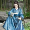 青い元陵袍のみ