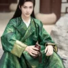 緑の円袍のみ
