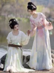Hanfu de la dynastie Tang – Tang Beizi Qiyao Ruqun Set-1