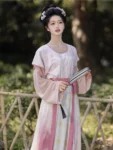 Hanfu de la dynastie Tang – Tang Beizi Qiyao Ruqun Set-1