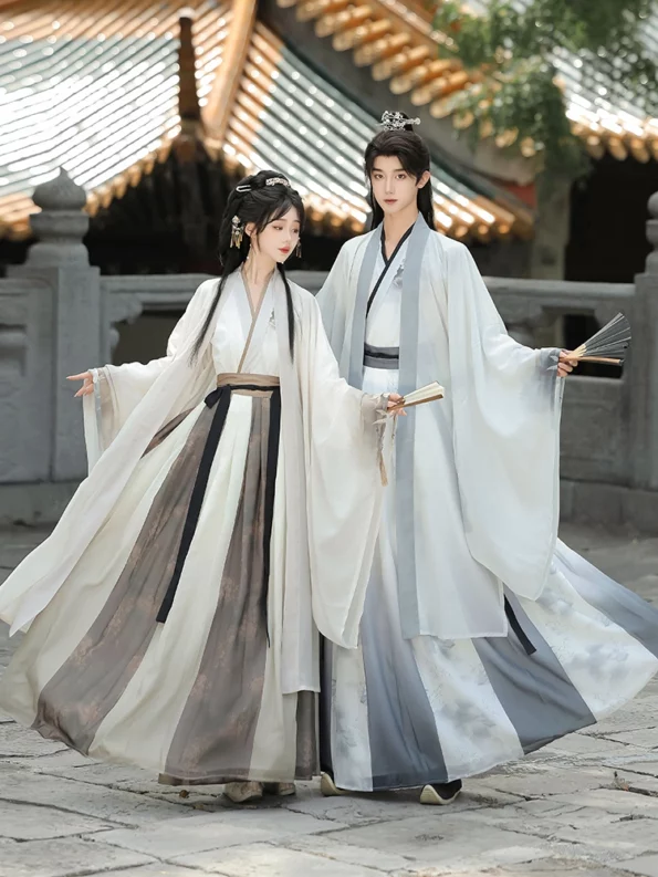 魏晋時代 カップル向け漢服 - Hanfu Way: あらゆるシーンに合う伝統と現代の中国漢服