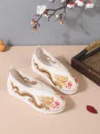 Sapatos bordados tradicionais chineses Hanfu para meninos - 1