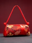 Chinese Style Brocade Embroidered Handbag-20