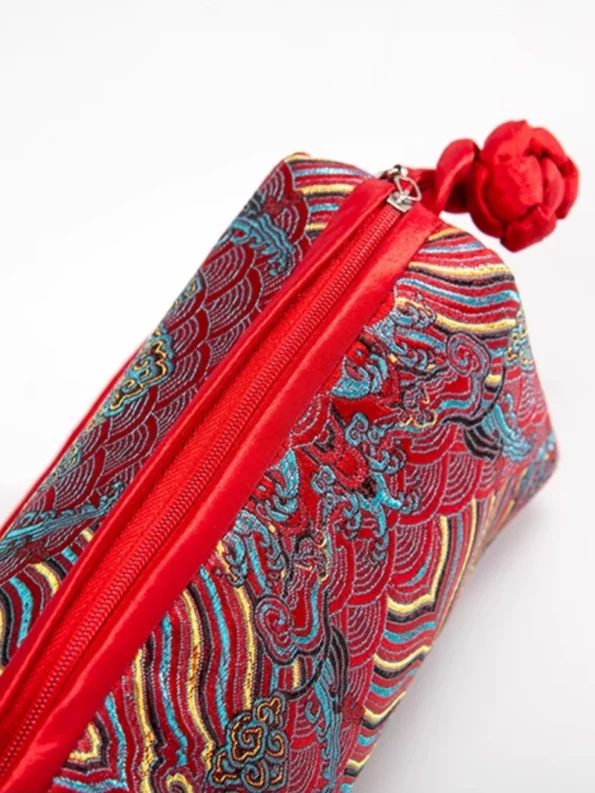 Chinese Style Brocade Embroidered Handbag- Hanfu Way: Traditional & Modern Chinese Hanfu Clothing for All Occasions