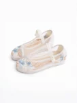 Chinese Style Mesh Pearl Embroidered Hanfu Shoes-1