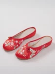 Sepatu Satin Bordir Gaya Vintage Cina-2