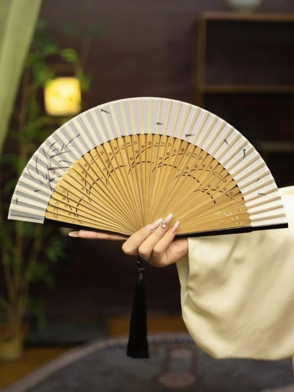 Elegant Chinese Style Folding Fan- Hanfu Way: Traditional & Modern Chinese Hanfu Clothing for All Occasions