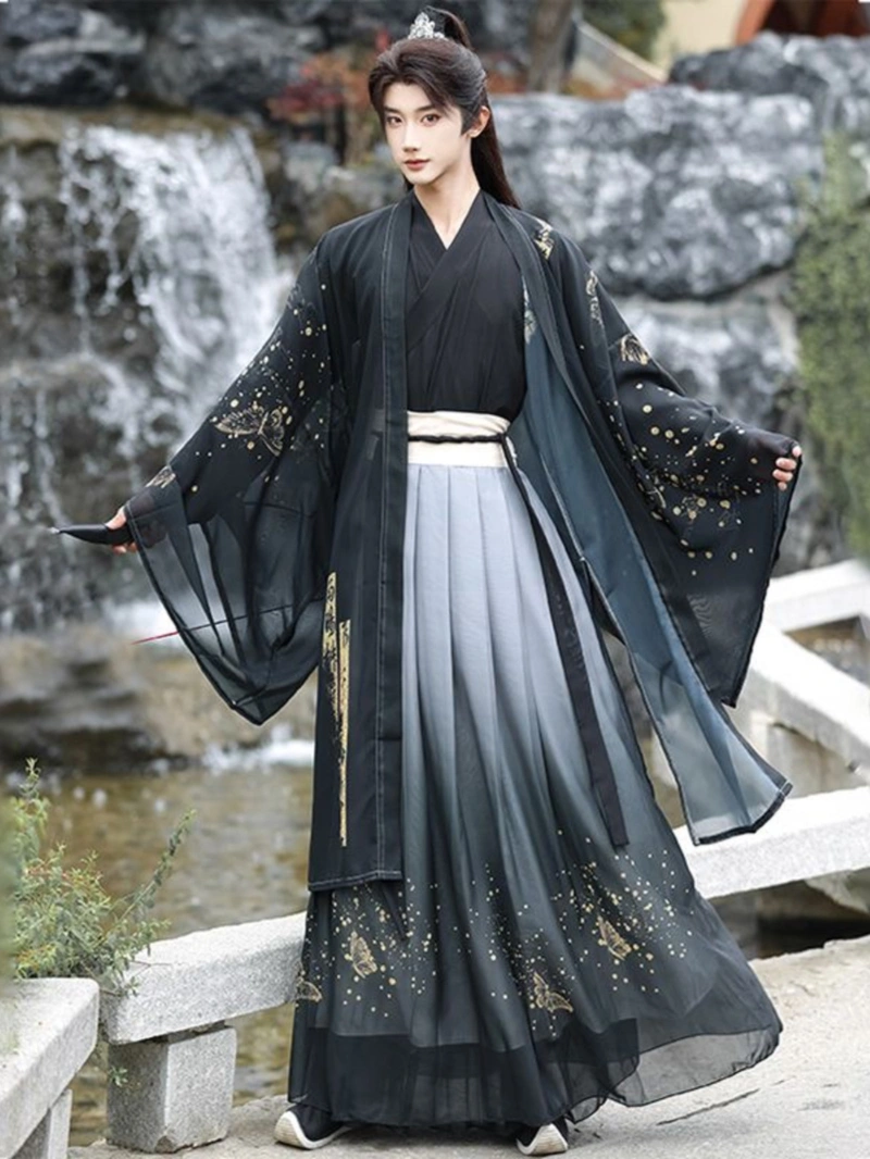 진스타일 남여공용 Qiyao Hanfu Set-4