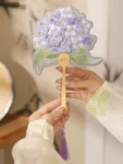 New Chinese Style Irregular-Shaped Embroidered Fan-1