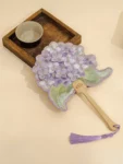 New Chinese Style Irregular-Shaped Embroidered Fan-1