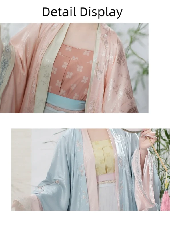 宋代汉服套装上衣配逍遥群-汉服之道：适合各种场合的传统和现代中国汉服