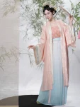 宋代汉服套装北齐上衣与逍遥群-1