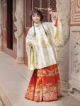ราชวงศ์หมิงHanfu Mamian Qunชุด-1