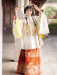 ราชวงศ์หมิงHanfu Mamian Qunชุด-1